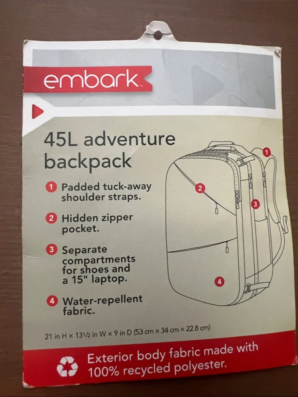 Embark Burgundy Backpack with Pink Accents